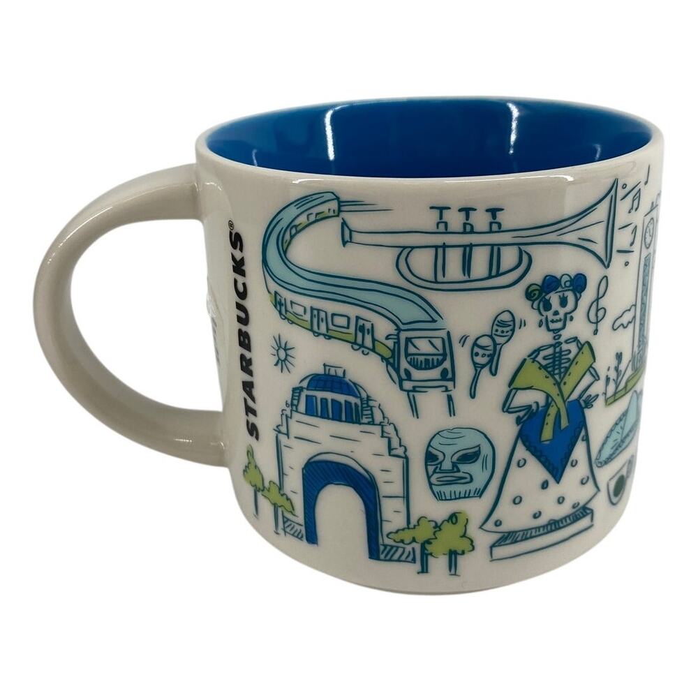 Starbucks Been There Ciudad De Mexico, MEXICO CITY Coffee Mug Cup 14 Fl Oz - Picture 3 of 6